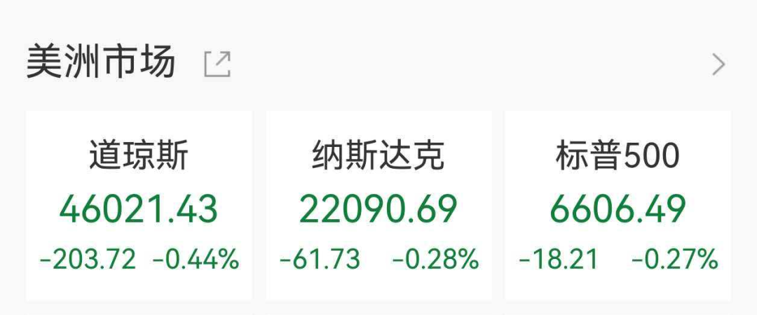 欧美股市集体下挫，美股存储概念走强，希捷科技涨超6%，中概股阿特斯太阳能跌近27%，黄金白银跳水